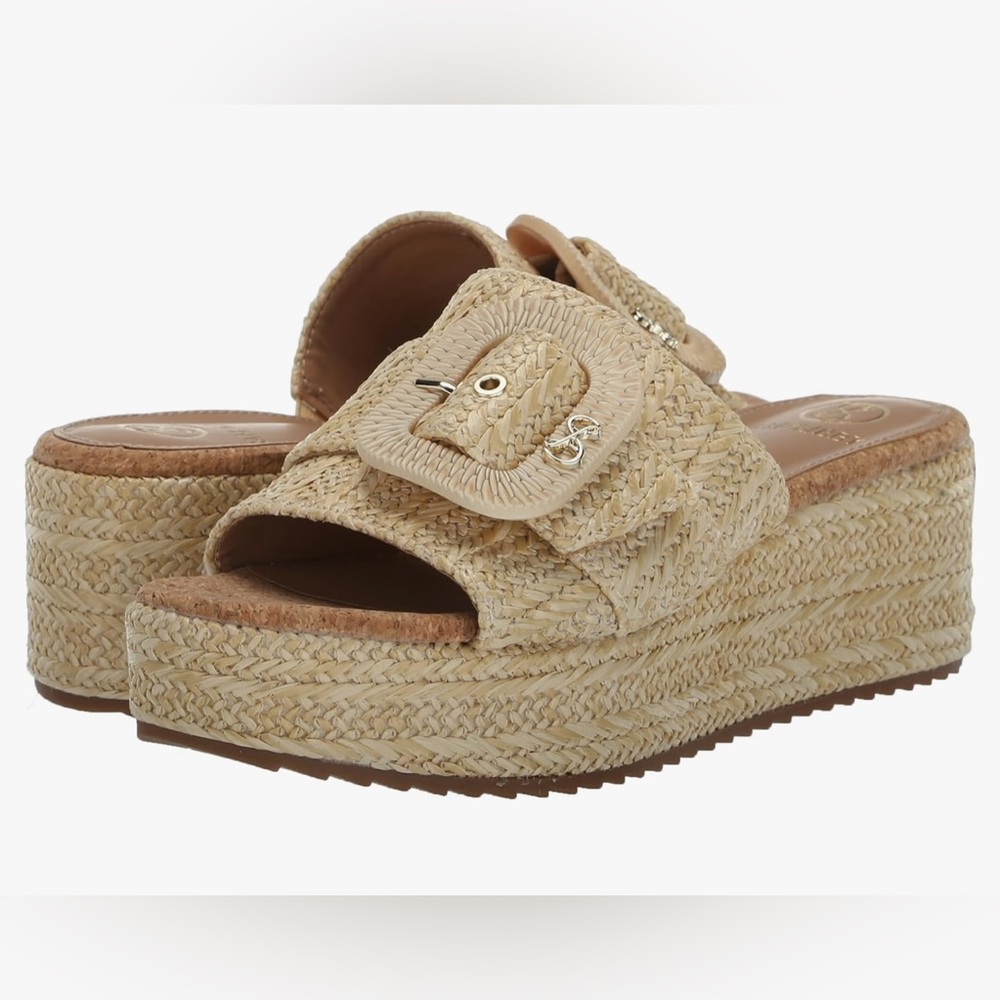 Sam & Libby Women's Crysta Raffia Wedge Sandal
7.5 Natural.